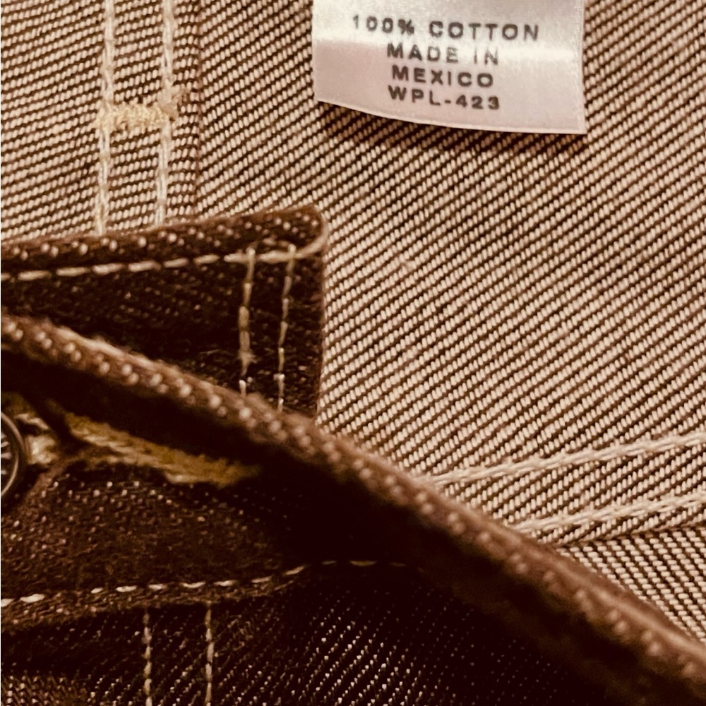 Levi's 501 Chocolate Brown Straight Leg Jeans - Picture 6 of 6